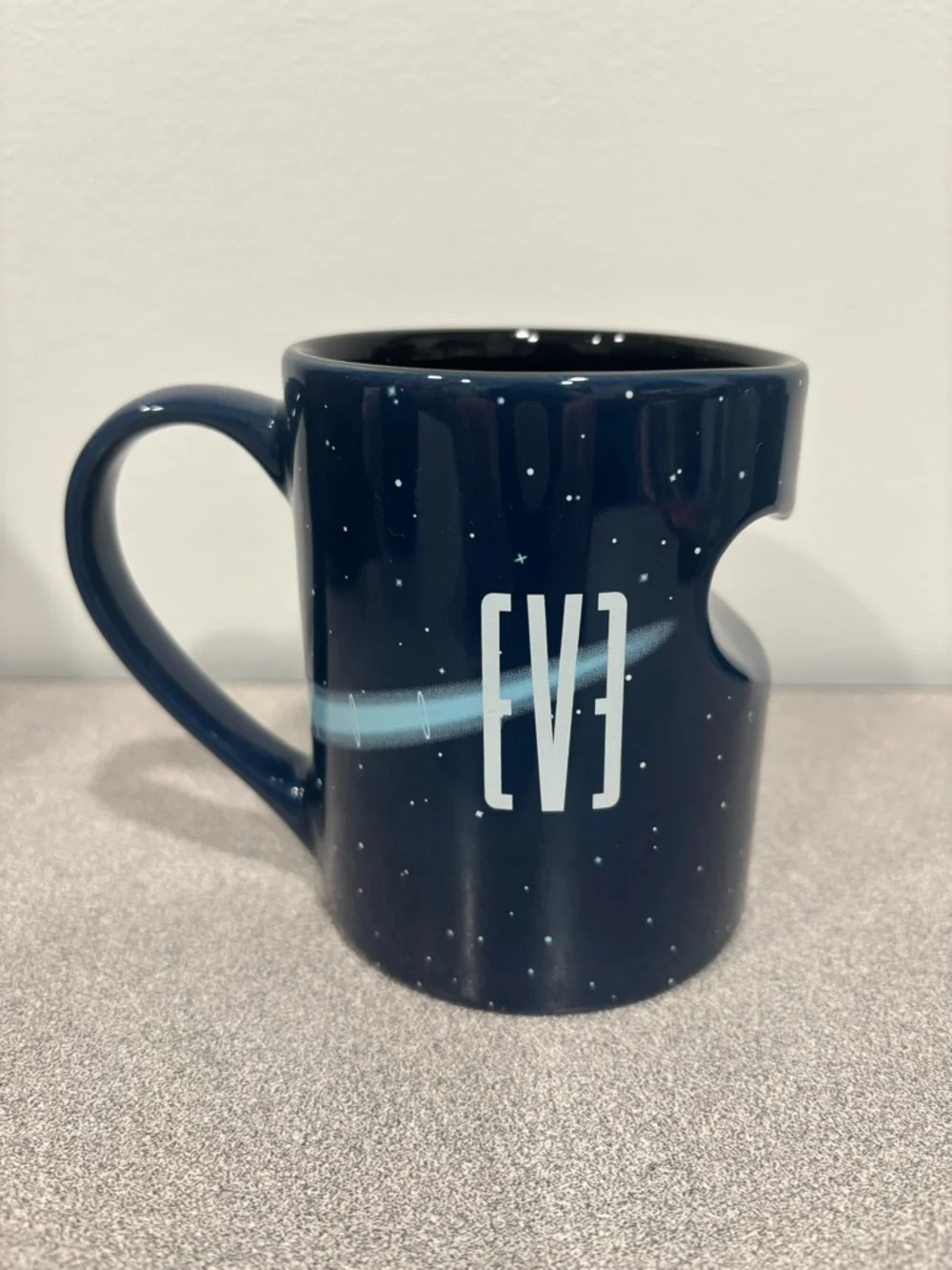 EVE Space Robot Navy Ceramic Mug Disney Pixar